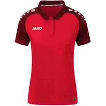Jako Performance Poloshirt Damen rot/schwarz 38