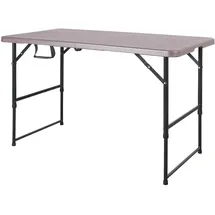Floordirekt Saga Klapptisch 120 x 60 x 75 cm Braun