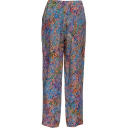 Viskose-Hose, Muster blau, 44