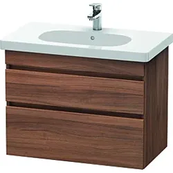 Duravit DuraStyle Waschtisch-Unterschrank DS648407979 80 x 45,3 cm, nussbaum natur, 2 Schubkästen, wandhängend