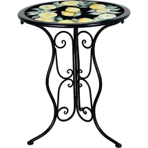 Hti-Living Gartentisch Menton 55 x 55 x 70 cm Schwarz