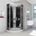 AcquaVapore Duschkabine Dusche D58-03T1-EC 80x80 cm Mit 2k Scheiben Versiegelung
