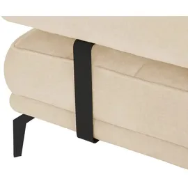 Switch Eckcouch Flachgewebe 2-Sitzer Creme