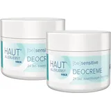 HAKA HAUTALLERLIEBST Deocreme, 2 x 30g, vegan, ohne Aluminiumsalze, für sensible Haut