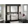 Fackelmann LIMA Midi 30,5 x 81 x 32 cm Weiß/Steinesche Glas/MDF/Metall/Spanplatte/Massivholz