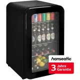 Hanseatic HBC115ERBH Getränkekühlschrank (115 l, 835 mm hoch, Schwarz)