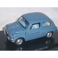 Agostini FIAT 600d 600 D Blau 1960 1/24 Modellcarsonline Modellauto Modell Auto Sonderangebot