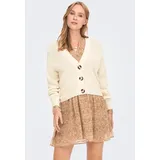 Jdy JDYJUSTY L/S SHORT CARDIGAN KNT NOOS gelb S