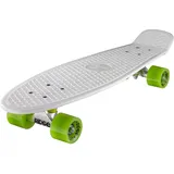 Ridge PB-27-White-Green Skateboard, White/Green, 69 cm