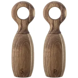 Bloomingville Salz- und Pfeffermühle Martim, H21 x Ø6,5 cm, natur
