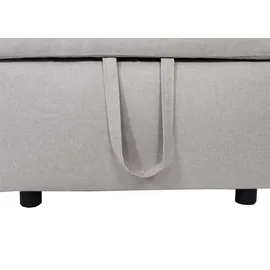 Mendler Eckcouch 4-sitzig Beige