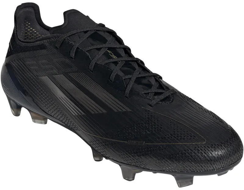 adidas F50 Elite FG Fußballschuhe Herren IE3187 - core black/iron met./gold met. 48