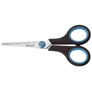 Westcott Schere Easy Grip schwarz-blau 14,0 cm
