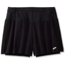 Brooks Damen High Point 3" 2-in-1 Short 2.0 schwarz