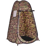 GOPLUS Duschzelt, Toilettenzelt, Umkleidezelt, Umkleidekabine, Lagerzelt, Pop-Up-Zelt, Faltzelt, 120 x 120 x 190cm (Flecktarn)