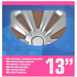 PRO PLUS Radkappen Terra 13 Zoll silber