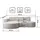kaiser möbel Ecksofa Sofa L form, Couch L form MODENA STUDIO stoff Verita Beige, Links