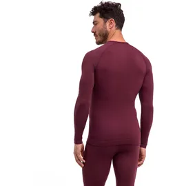 Falke Wool-Tech Protective Herren Baselayer-Shirt Rot M