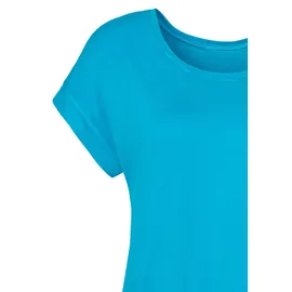 VIVANCE Kurzarmshirt Blau/Türkis 32/34