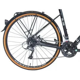 chilliz Gravelbike GL.08 28 Zoll RH 57 cm Unisex schwarz, glänzend