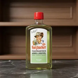 RIVIERA Pharma & Cosmetics GmbH Holzhacker Franzbranntwein mit Arnika & Menthol 500 ml
