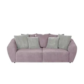 Smart Big Sofa altrosa - Cordstoff Saturo rosa/pink ¦ Maße (cm): B: 250 H: 81 T: 106.0