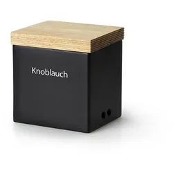 Continenta Vorratsdose Keramik, schwarz 14x12xH15,5cm matt schwarz