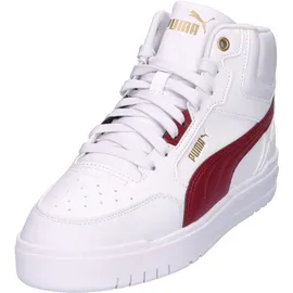 Puma Shuffle Downtown Mid Jr Gold/Rot/Weiß 36