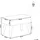 Beliani Hocker Takoma Baumwolle 50 x 35 x 30 cm Beige