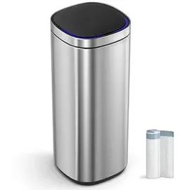 Songmics Mülleimer 50,0 l silber