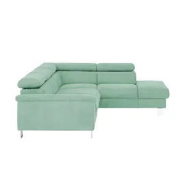Uno Ecksofa Micky ¦ türkis/petrol ¦ Maße (cm): B: H: 72 T: 249.0