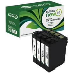 4x callmenew TINTE PATRONE für Epson 603XL Expression 2100 3100 4100 Workforc...