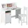 Costway Kinderschreibtisch Set Kiefer 120 x 60 cm weiß