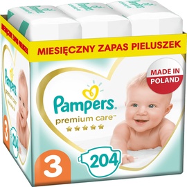 Pampers (Alte Version), Monthly Box S3 204 pcs