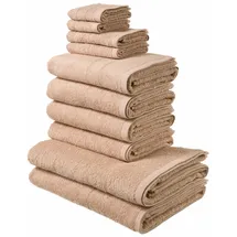 OTTO home Inga Handtuchset 10-tlg. beige