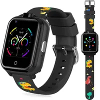 Smartwatch für Kinder mit GPS und Telefon. 4G-Smartwatch mit zahlreichen Funktionen, Tracker kann als Geschenk verwendet werden, geeignet für Kinder - Schwarz