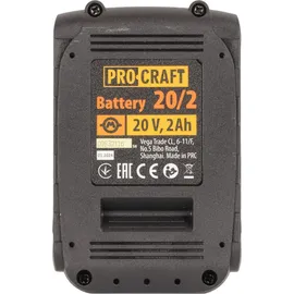 PROCRAFT 20/2A Akku 20 V 2,0 Ah