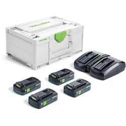 Zubehör Festool Energie-Set SYS 18V 4x4,0/TCL 6 DUO