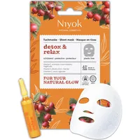 Niyok Tuchmaske Detox & Relax 10 ml