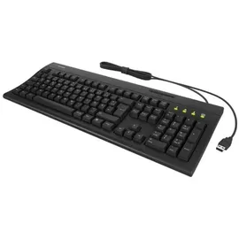 KeySonic 61082 - Tastatur, USB, mit Smartcard-Leser, schwarz
