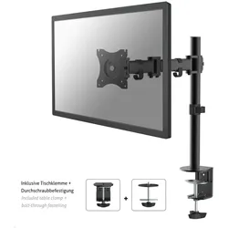 Neomounts Select NM-D135 Monitor Tischhalterung schwenkbar 10-30Zoll, schwarz