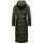 Navahoo Damen, Wintermantel warmer Steppmantel lang mit abnehmbarer Kapuze Isalie Dark Olive Gr. XXL - XXL