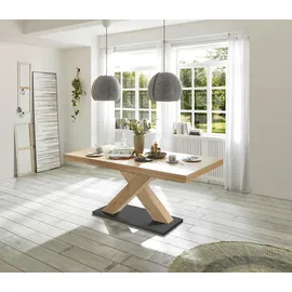 Mäusbacher Komfort 180 x 76 x 90 cm Asteiche/Schwarz