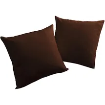 Wirth Kissenbezug Newbury 50 x 50 cm Braun