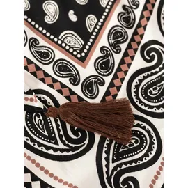 Zwillingsherz "Geometric Paisley", schwarz - one size - Einheitsgröße