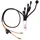Hex 4 Kanal Zubehörmanager für Motorrad 76 mm x 30 mm x 16 mm