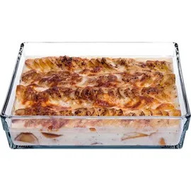 Pasabahce Borcam Backform Glas Servierform Ofenschüssel Quadratisch 59314