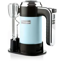 Westinghouse Handmixer, Retro Serie 350 Watt, 6 Geschwindigkeitsstufen, hellblau