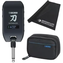 Boss Katana GO Amp Plug mit Tasche und Tuch - Schwarz
