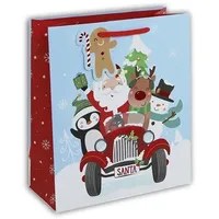 Clairefontaine 12x Weihnachtsmann Geschenktasche 21,5x10,2x25,3cm X-32649-3C